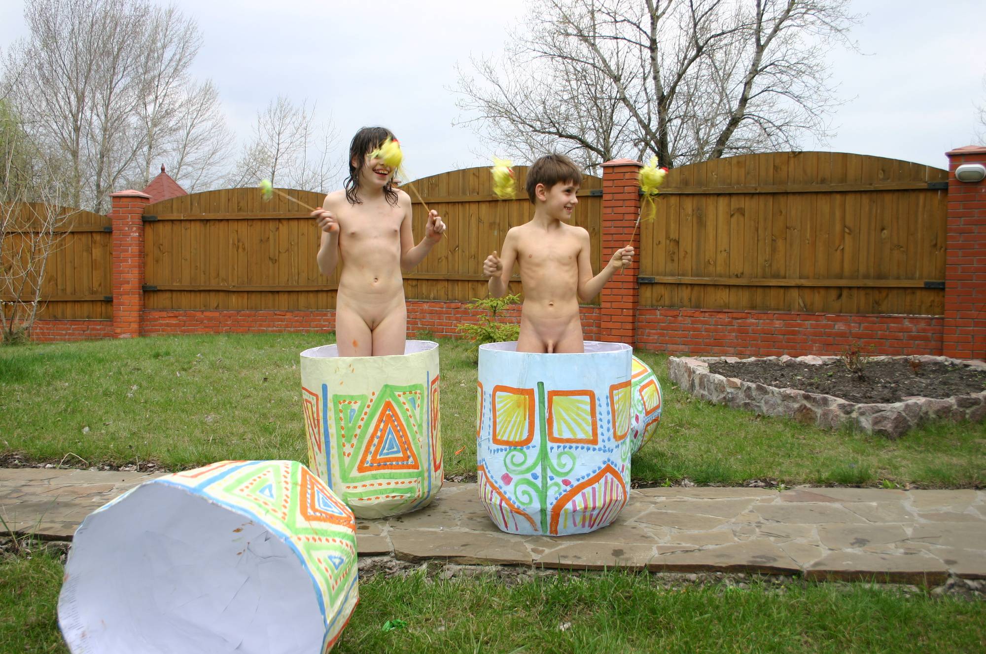 Pure Nudism Pics Easter 2X Eggs Outdoors - 3