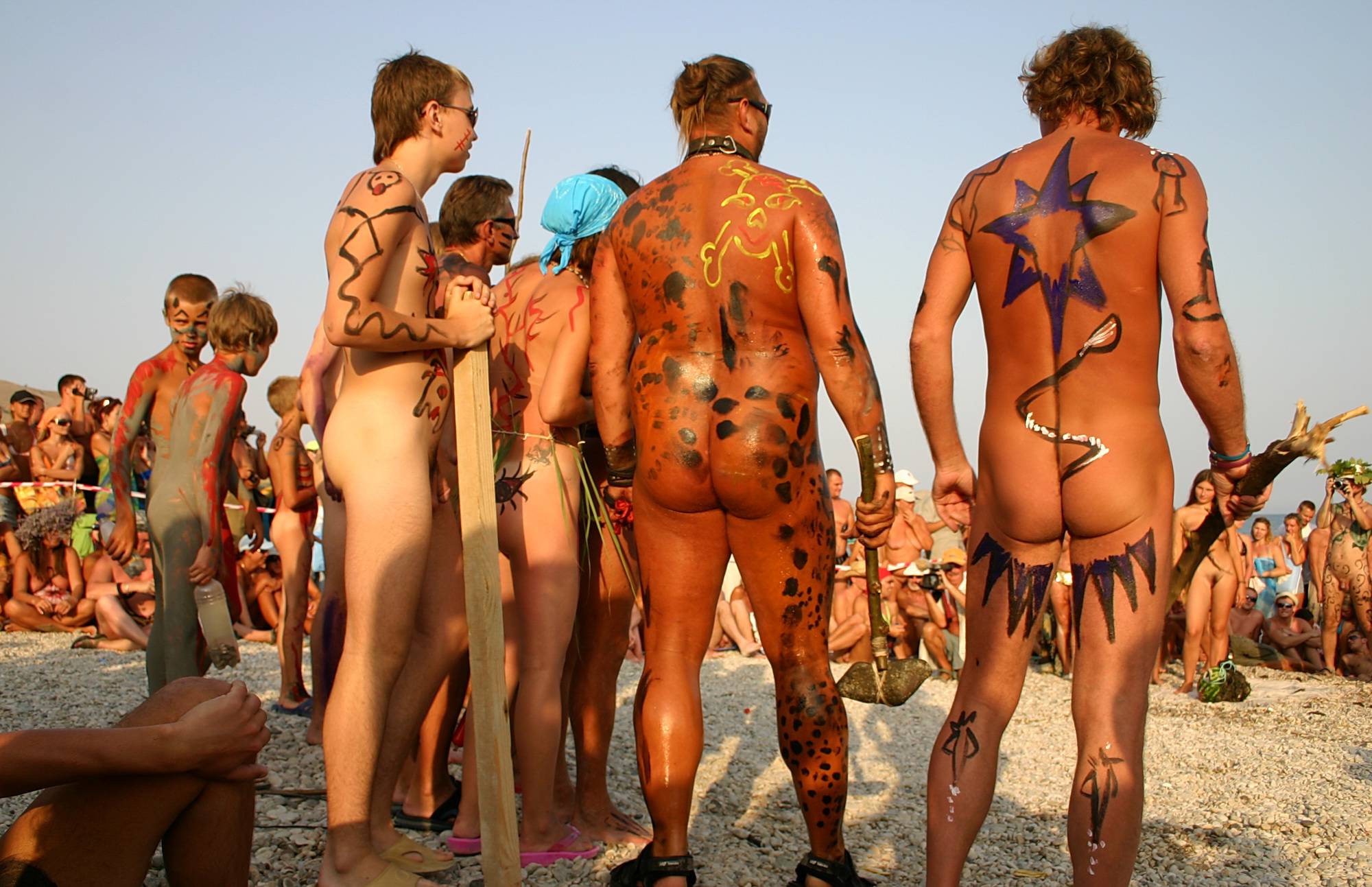 Pure Nudism Gallery Grown Up Beach Dancers - 2