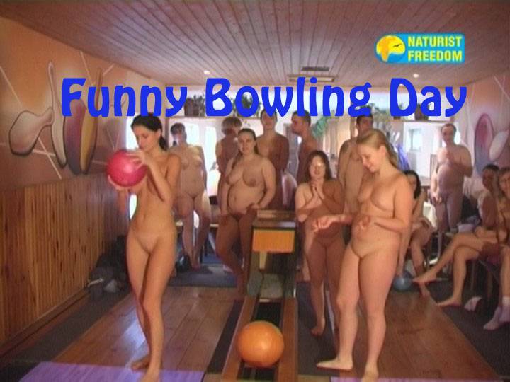 Naturist Freedom Videos Funny Bowling Day - Poster