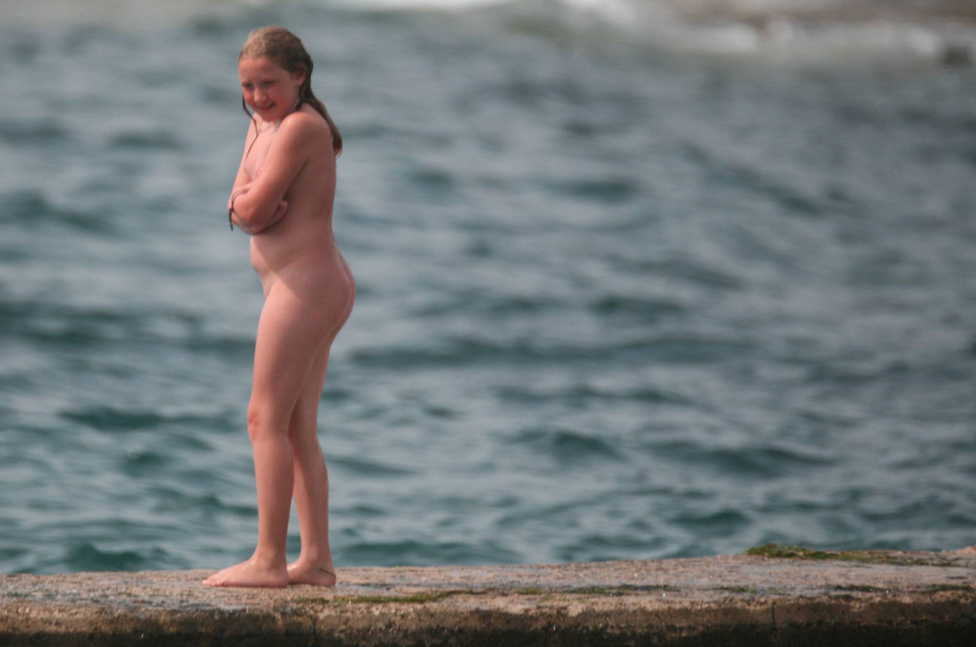 Pure Nudism Naturist Kids on the Beach - 2