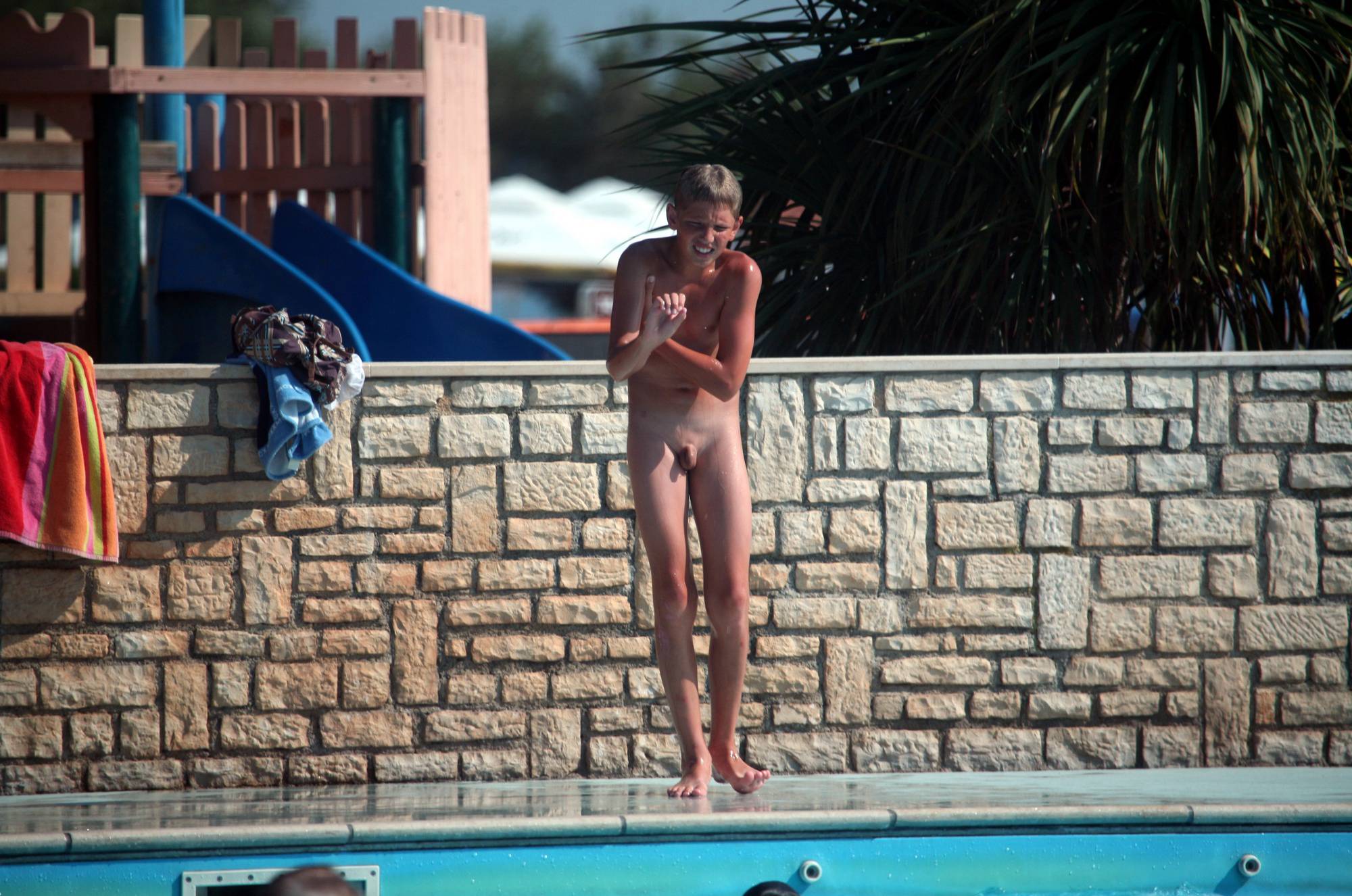 Naturist Pool Cleaning-Up - 3