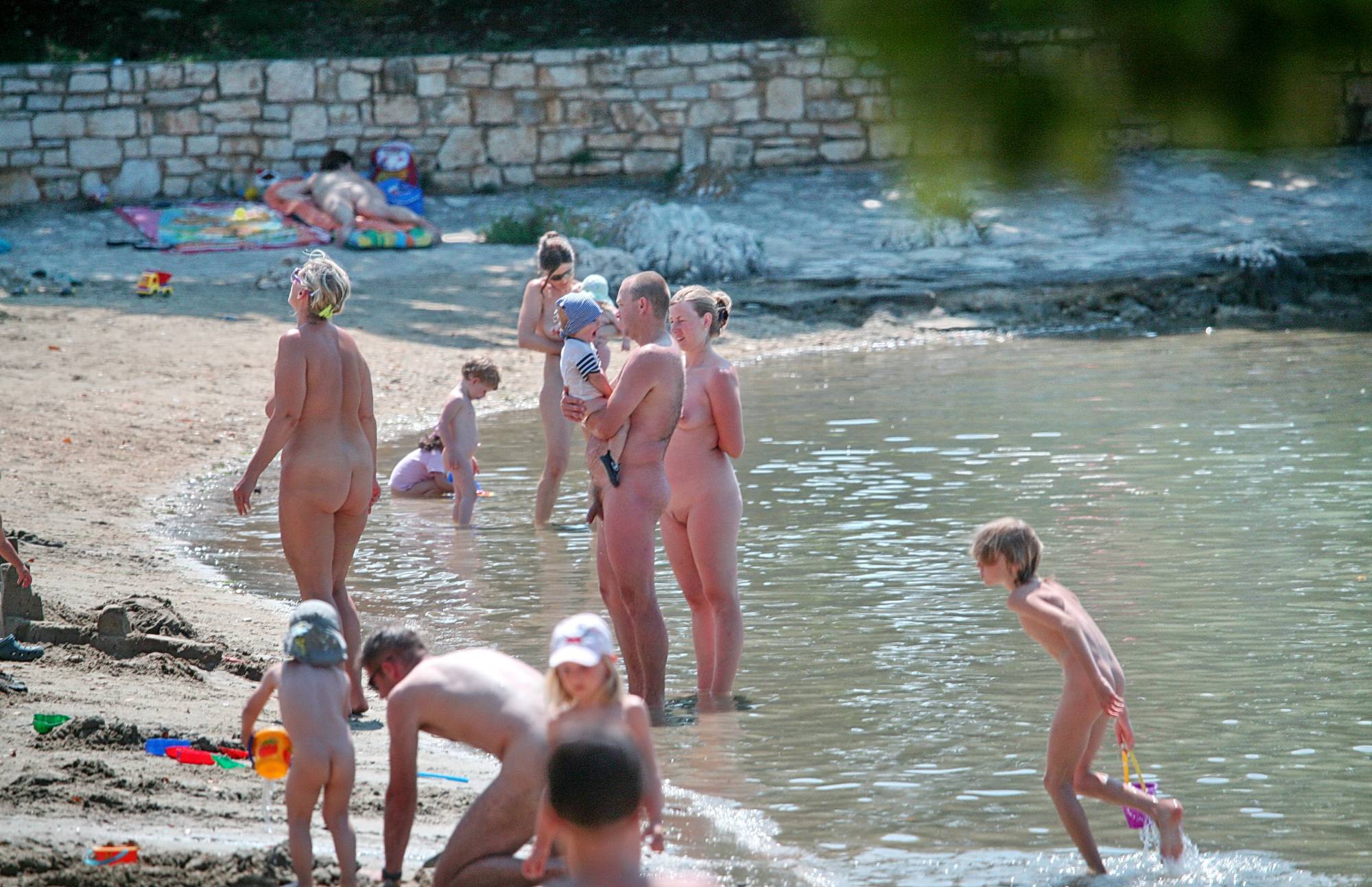 Pure Nudism By the Water Shore Play - 2