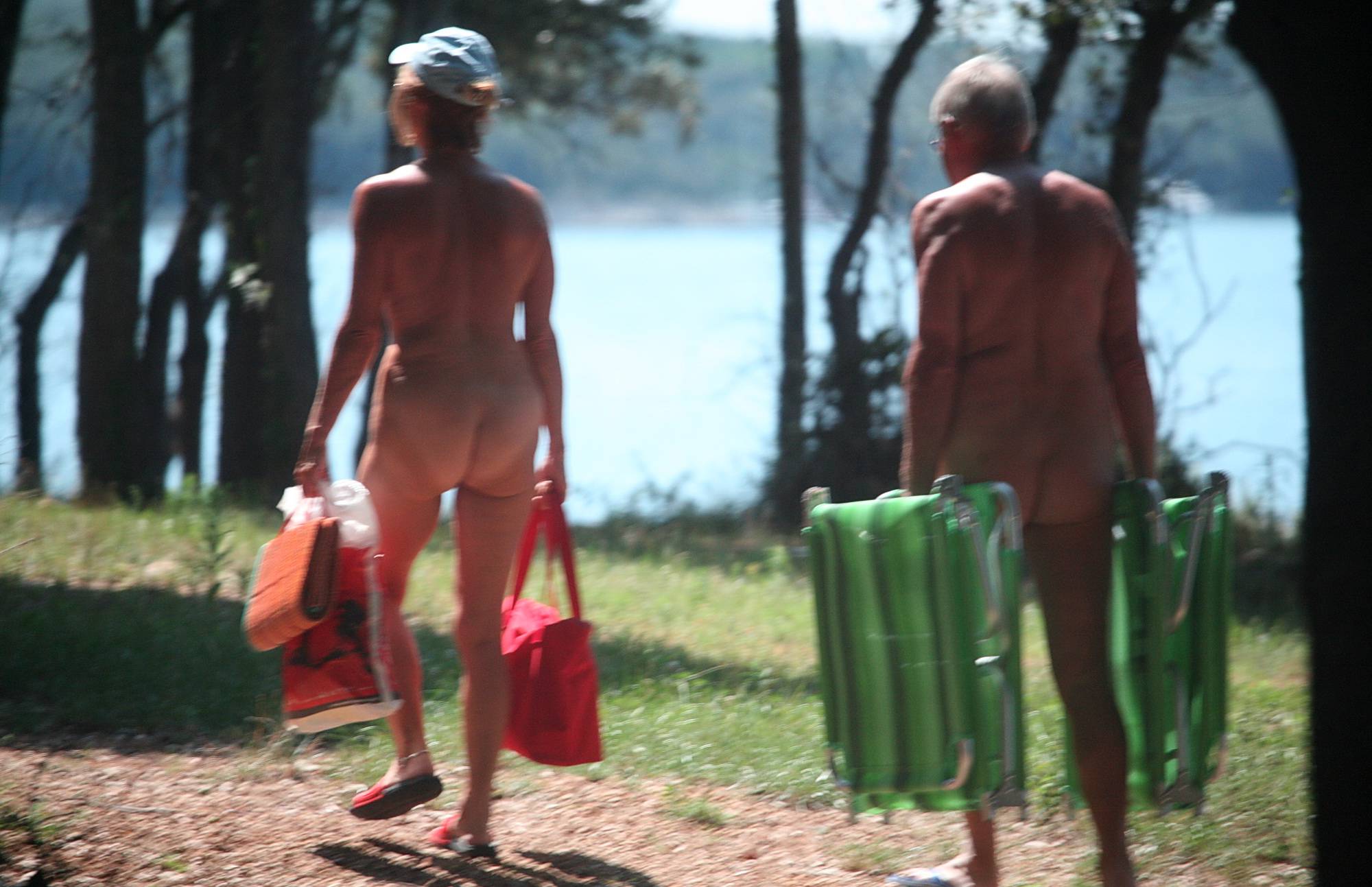 More Aged Nudists Walks - 1