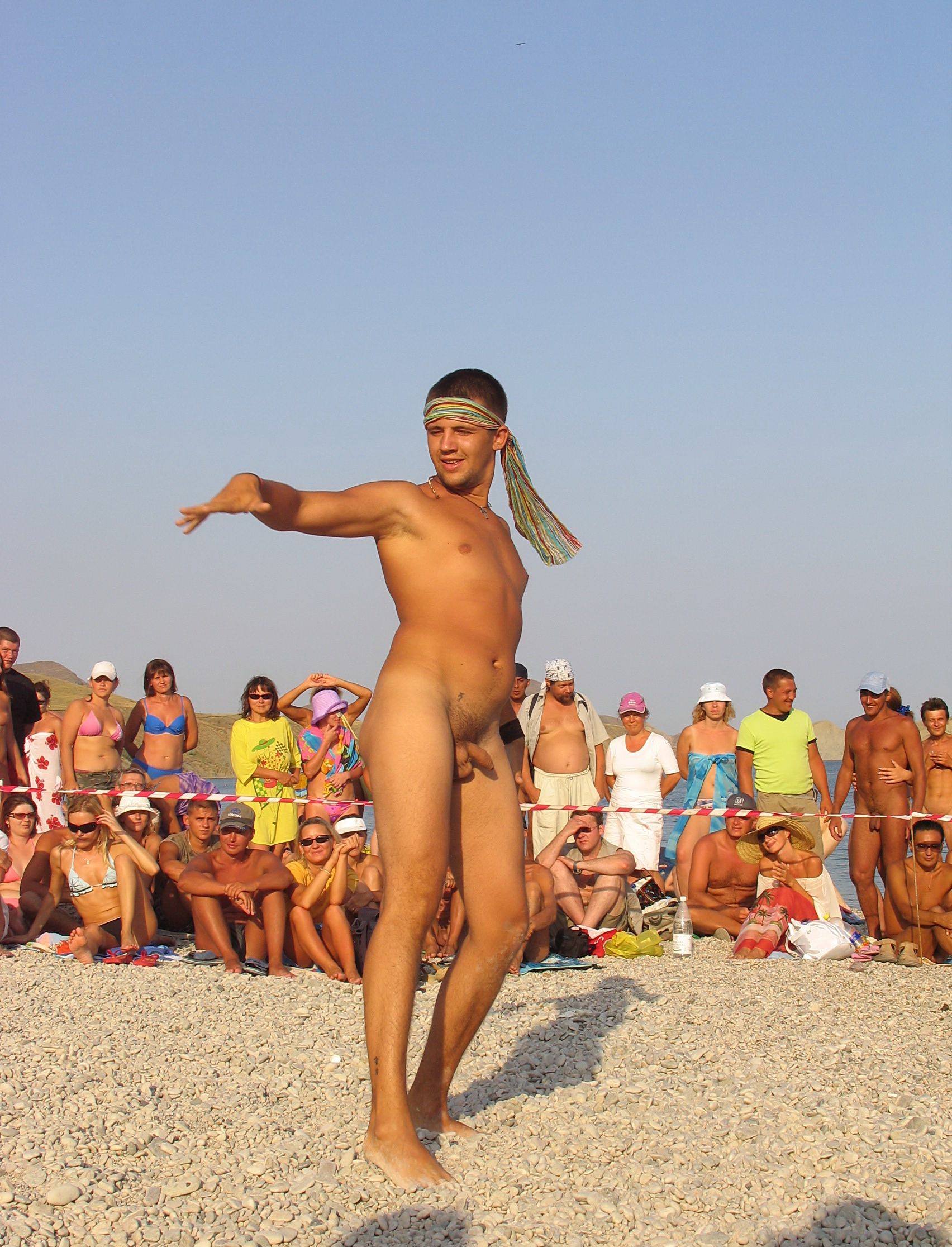 Pure Nudism Photos Outdoor Beach Theatrics - 3