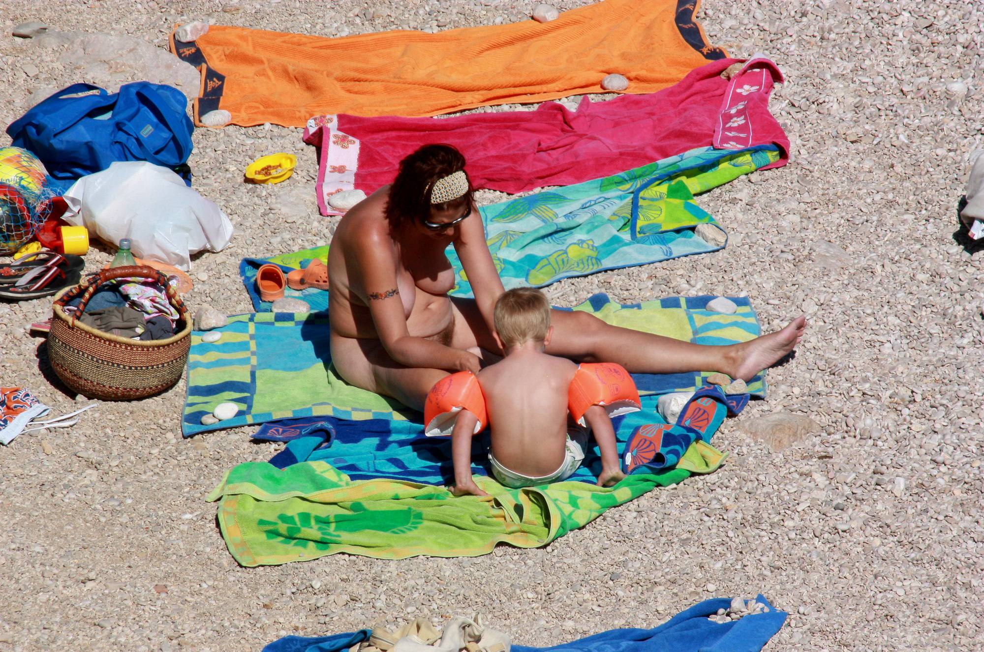 Nudist Family Beach Look - 3