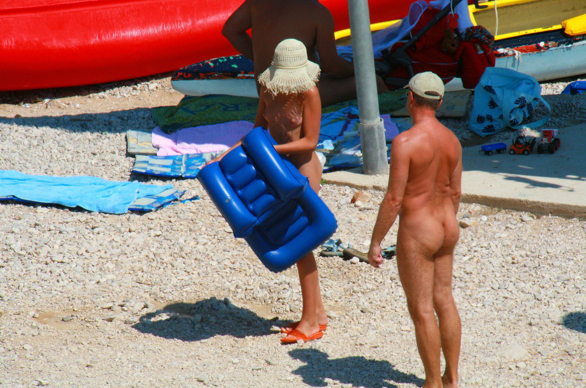 Pure Nudism Photos Ula FKK Family's Water Raft - 1